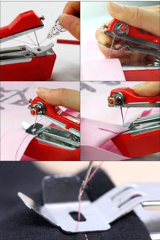 BUFFER® Spring Come Mini Kolay Seyehat ve Ev Tipi El Dikiş Dikme Makinası
