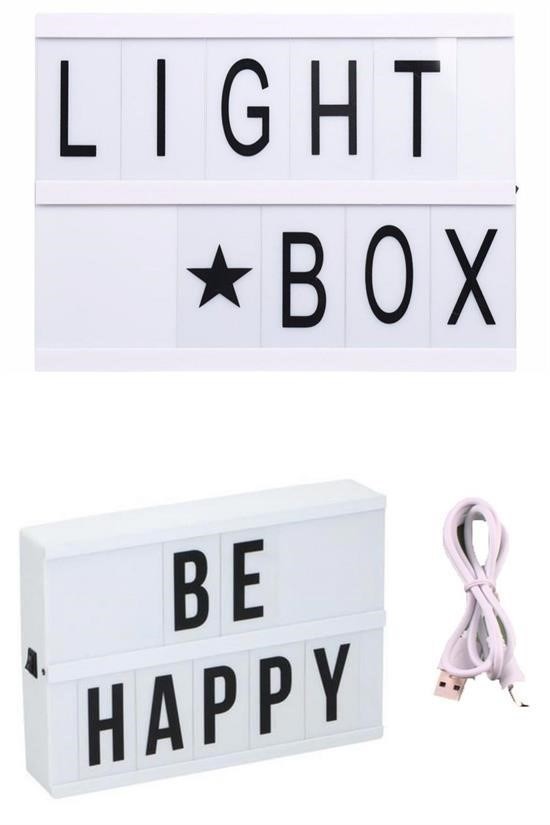 BUFFER® Sinematik Lightbox Dekorasyon Aydınlatma Aksesuarları (A5 Boyut)