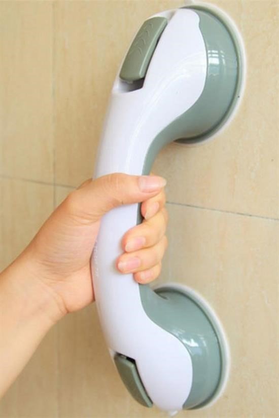 BUFFER® Düşme Ve Kayma Önleyici Banyo Tuvalet Vantuzlu Kilitli Tutacak