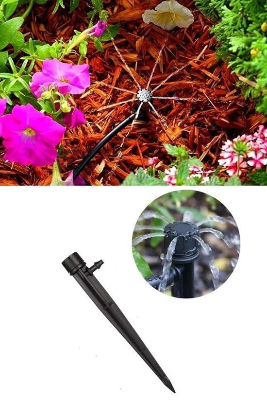 BUFFER® 10 Metre Bahçe Damlama Sulama Sistemi Seti Hortum ve Ek Parçaları
