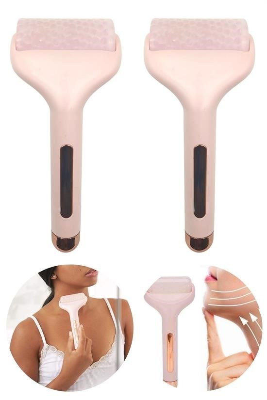 BUFFER®  Ice Roller Buz Silindiri Terapi Etkili Yüz Derma Masaj ve Cilt Soğutma Bakım Aleti