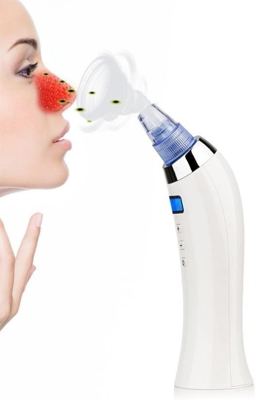 BUFFER® Profesyonel Led Ekran Şarjlı Vakum Siyah Nokta Temizleyici Siyah Nokta Temizleme Aleti