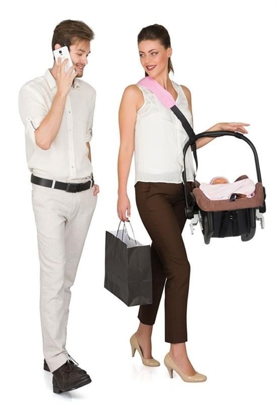 BUFFER® Bebek Puseti Taşıma Kemeri Oto Koltuğu Konforlu Taşıma Omuz Askısı