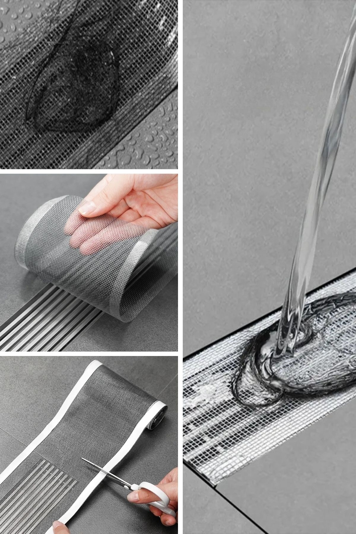 BUFFER® Güçlü Yapışkanlı Pencere Tamir Bandı, Böcek Önleyici Yama Bandı 2 mt x 5 cm