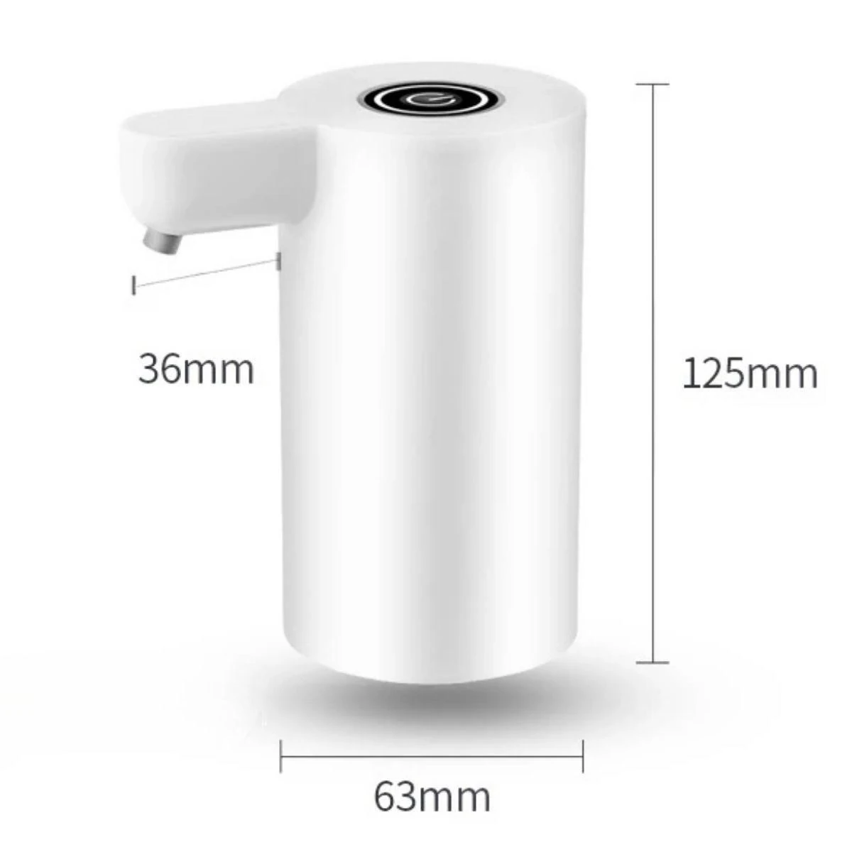 BUFFER®  Usb ile Şarj Olabilen Beyaz Damacana Pompası 1200 mA