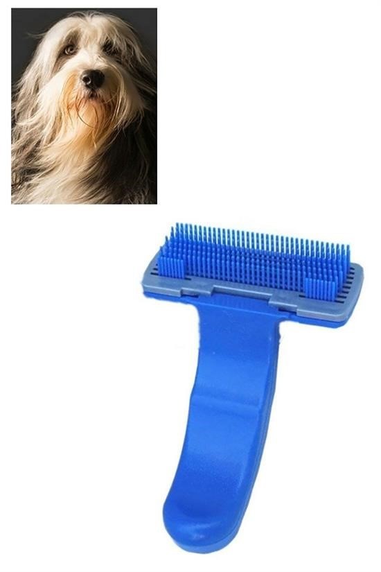 BUFFER® Kendini Temizleyen Kedi Köpek Tüy Bakım Tarağı Tüy Alıcı Tarak
