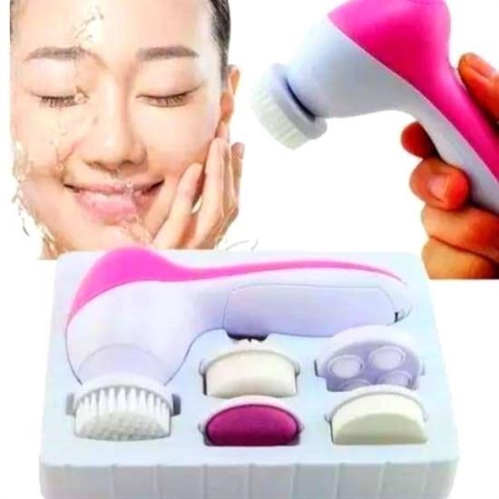 BUFFER® Pilli Yüz Cilt Temizleme Cihazı Siyah Nokta Peeling Fırça Seti Vücut Yüz Bakımı Masaj Aleti