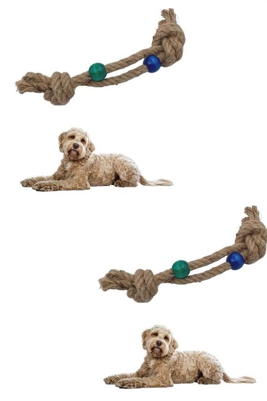 BUFFER® Diş Kaşıma İpi Köpek Oyuncağı Diş Güçlendirme Temizleme İpi Köpek Oyun Halatı