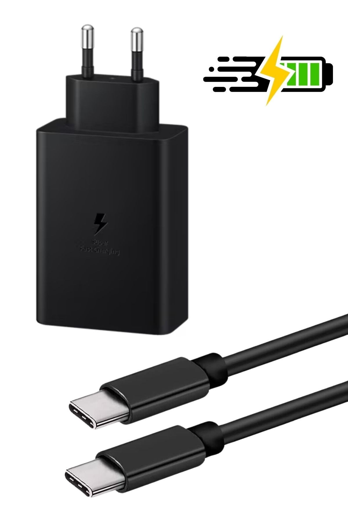 BUFFER® 65W Hızlı Şarj Edebilen TYPE C uçlu Şarj Aleti