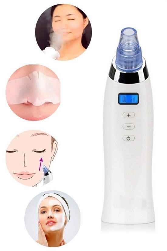 BUFFER® Profesyonel Led Ekran Şarjlı Vakum Siyah Nokta Temizleyici Siyah Nokta Temizleme Aleti