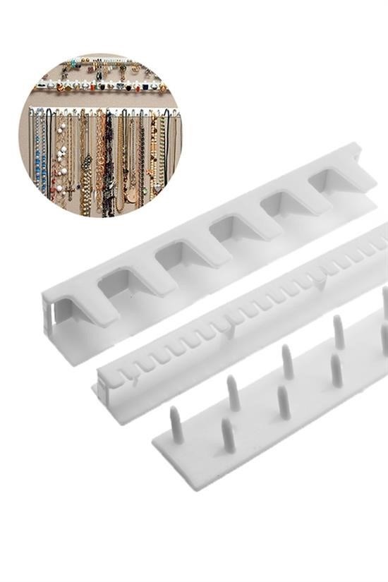 BUFFER® Pratik Duvara Sabitlenebilir Takı Kolye Mücevher Düzenleyici Bling Eez