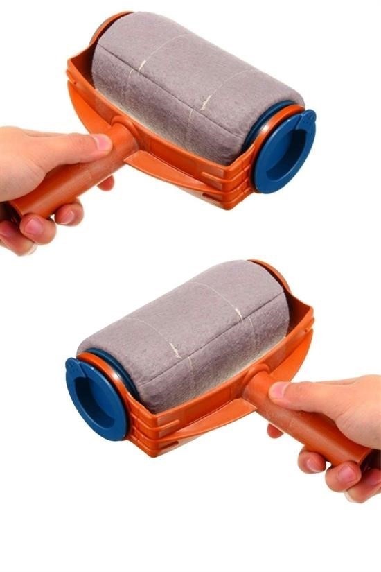 BUFFER® Damlatmayan Rulo Boya Fırçası Kolay Duvar Tavan Boyama Fırçası Pintar Facil