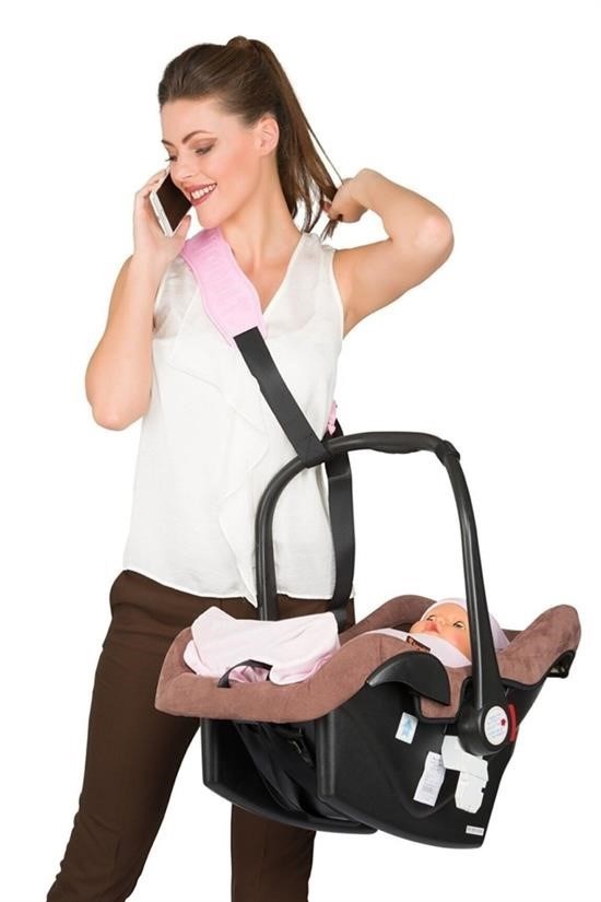 BUFFER® Bebek Puseti Taşıma Kemeri Oto Koltuğu Konforlu Taşıma Omuz Askısı