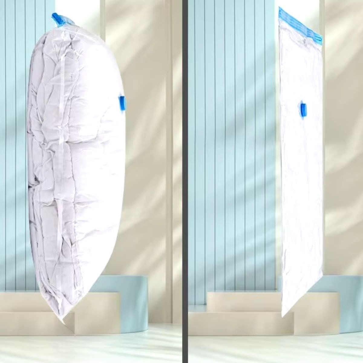 BUFFER® Giysi İçin Vakumlu Saklama Torbaları 5li Vakumlu Hurç