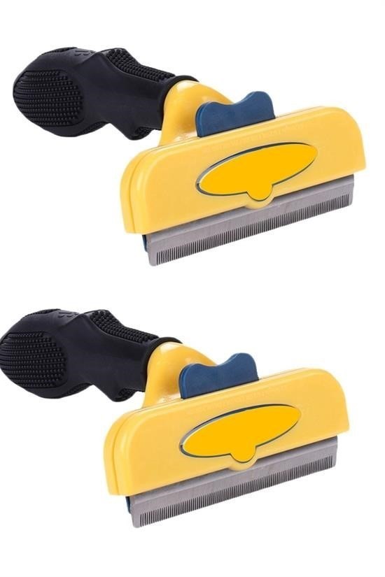 BUFFER® 10 cm Kedi Köpek Tarağı Fırçası Tüy Alıcı Toplayıcı Tarak Fırça