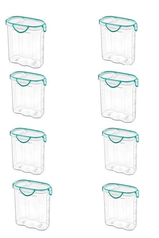BUFFER® Kilitli Kapaklı Contalı Hava,Su Sıvı Geçirmez 1,7 Litre Erzak Saklama KabıSA585