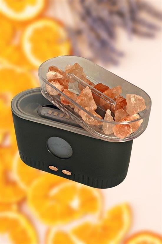 BUFFER® Himalaya Tuzlu Renkli Led Aydınlatmalı 200ml Hava Nemlendiricili Aromaterapi Difüzörü