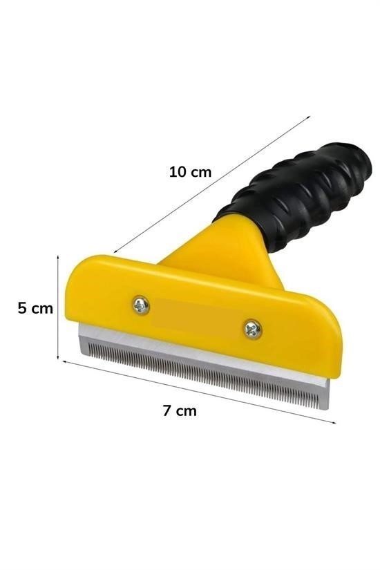 BUFFER® 7 cm Kedi Köpek Tarağı Fırçası Tüy Alıcı Toplayıcı Tarak Fırça