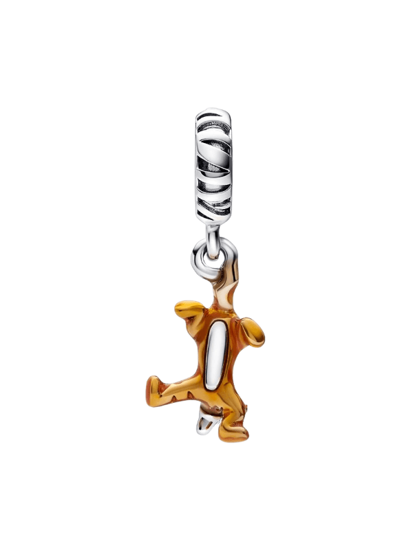 925 Ayar Gümüş Disney Winnie the Pooh Tigger Sallantılı Charm