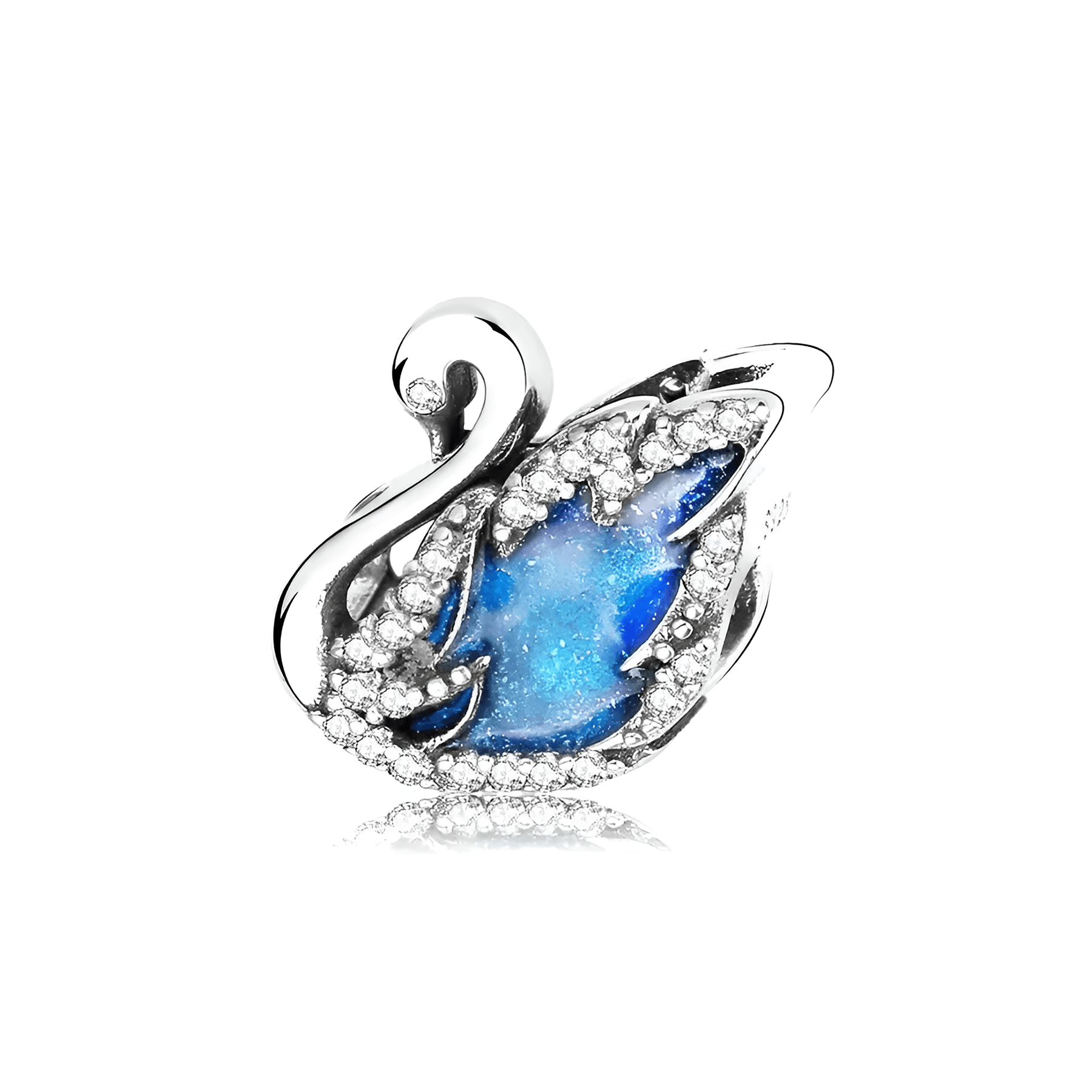 Işıltılı Kuğu Charm