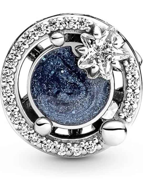 925 Ayar Gümüş Galaksiye Yolculuk Charm