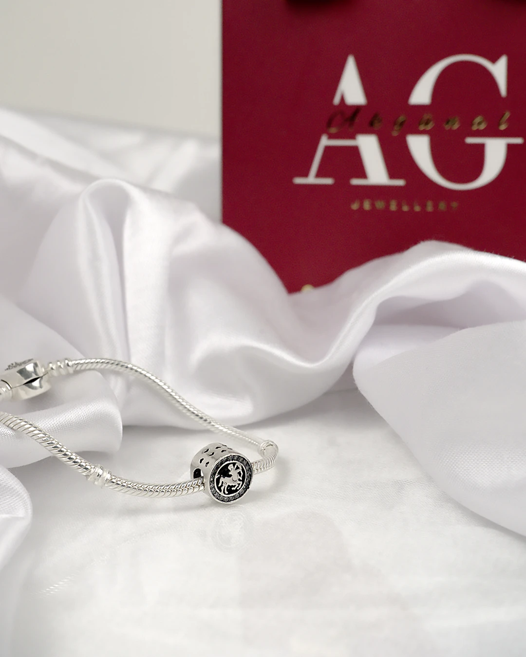 925 Ayar Gümüş Yay Burcu Charm