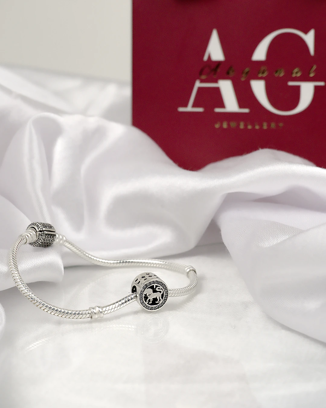 925 Ayar Gümüş Aslan Burcu Charm