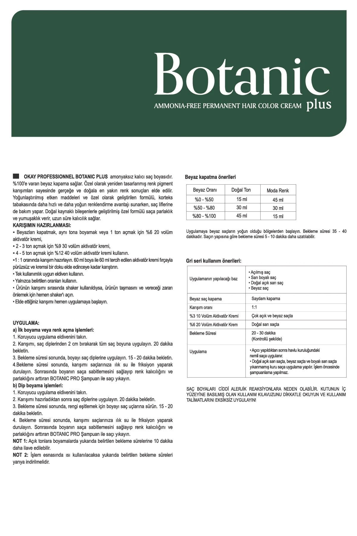 Botanic Plus 5.35 Açık Kahve Altın Akaju