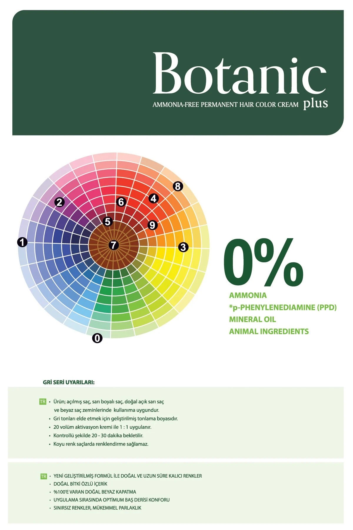 Botanic Plus 4.35 Kahve Altın Akaju