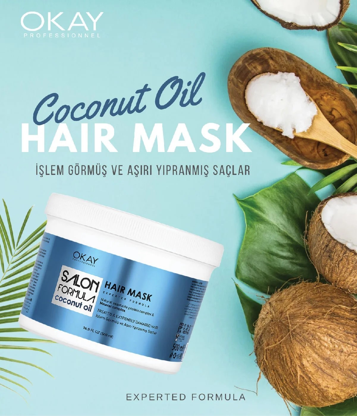 Salon Formula Saç Maskesi Coconut 500 ML