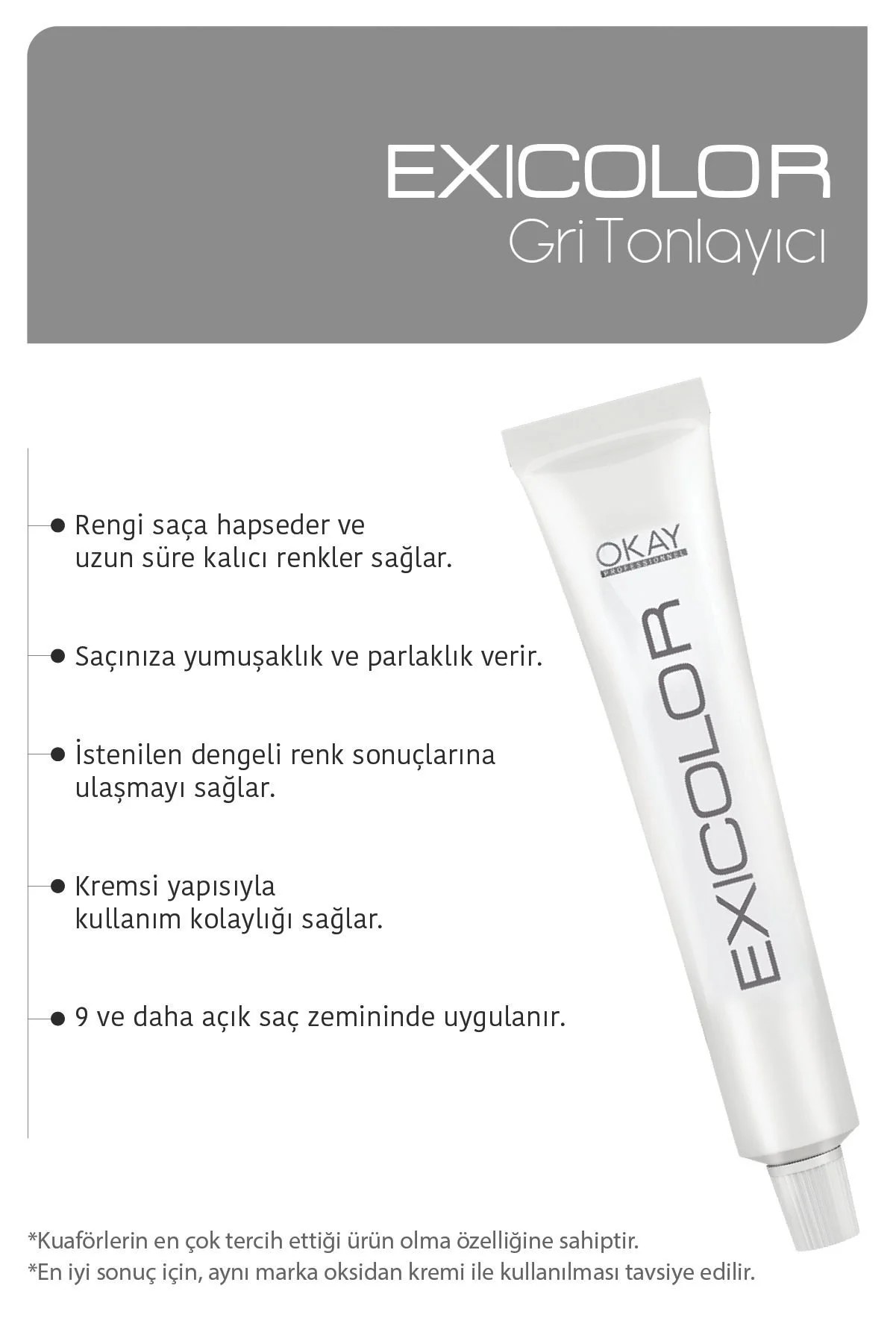 Exicolor Barut Gri 60 ml