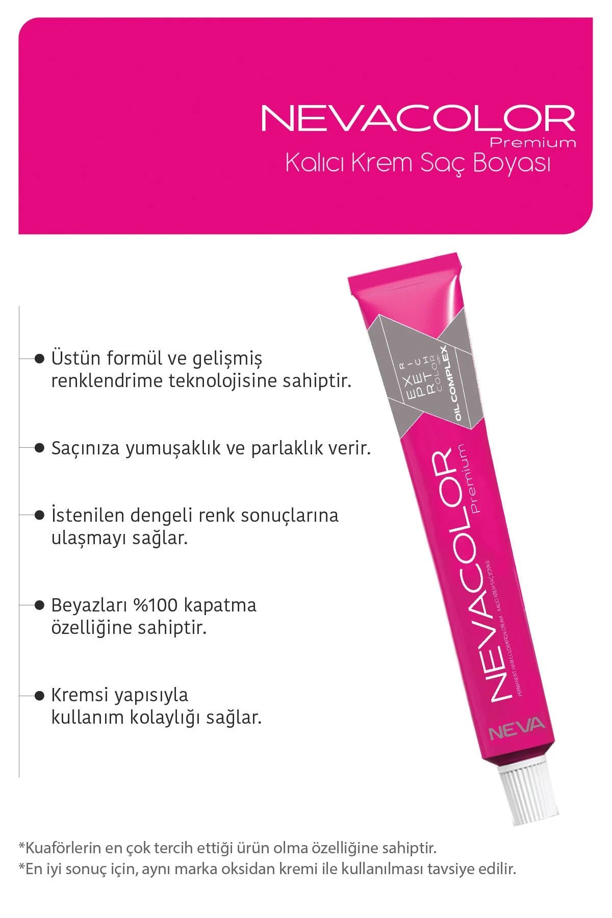 NEVACOLOR Premium 12'Lİ SET 6.90 KOYU KUMRAL TÜTÜN KAHVE Kalıcı Krem Saç Boyası (50ml x 12 adet)