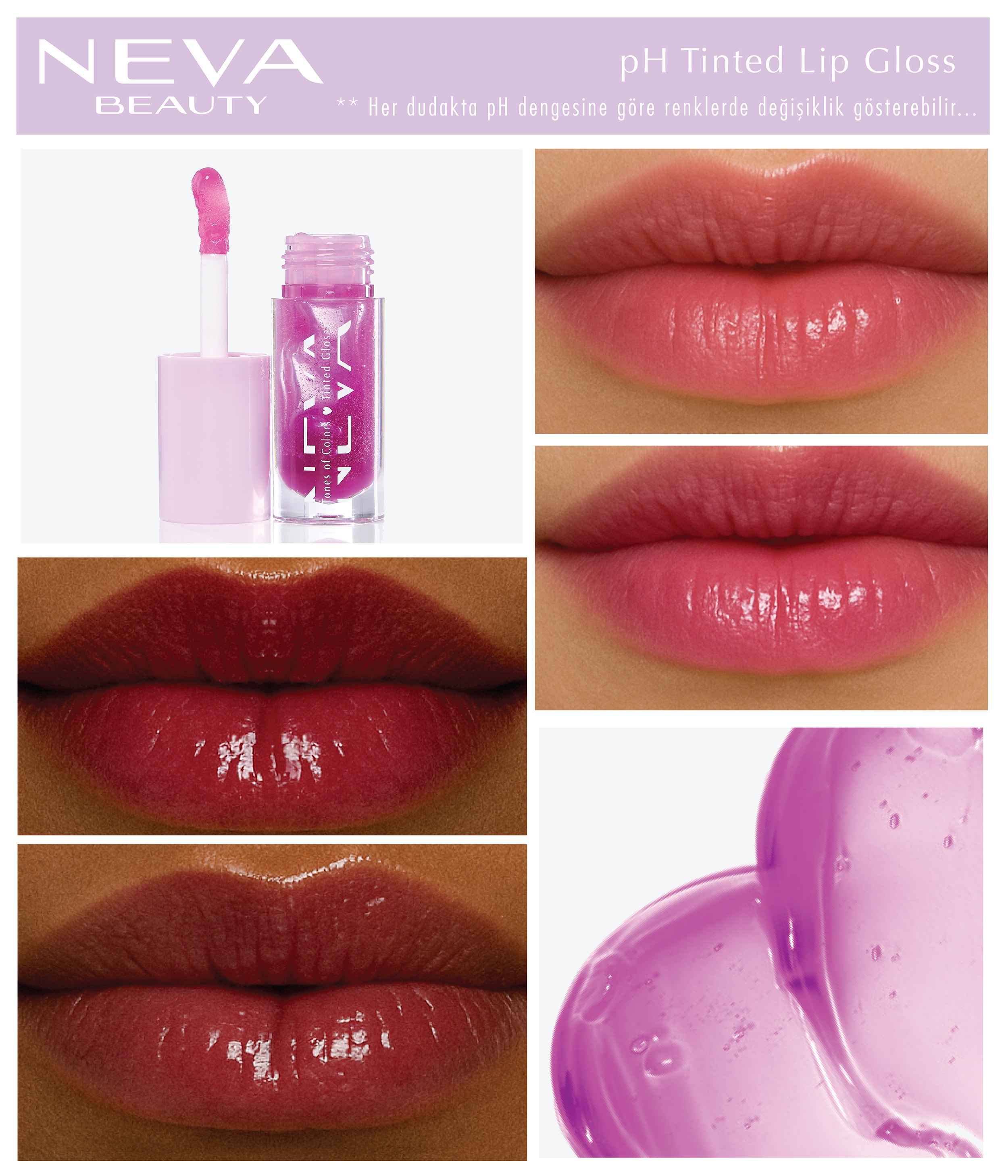 pH Tinted Lip Gloss-Orchid Glizz