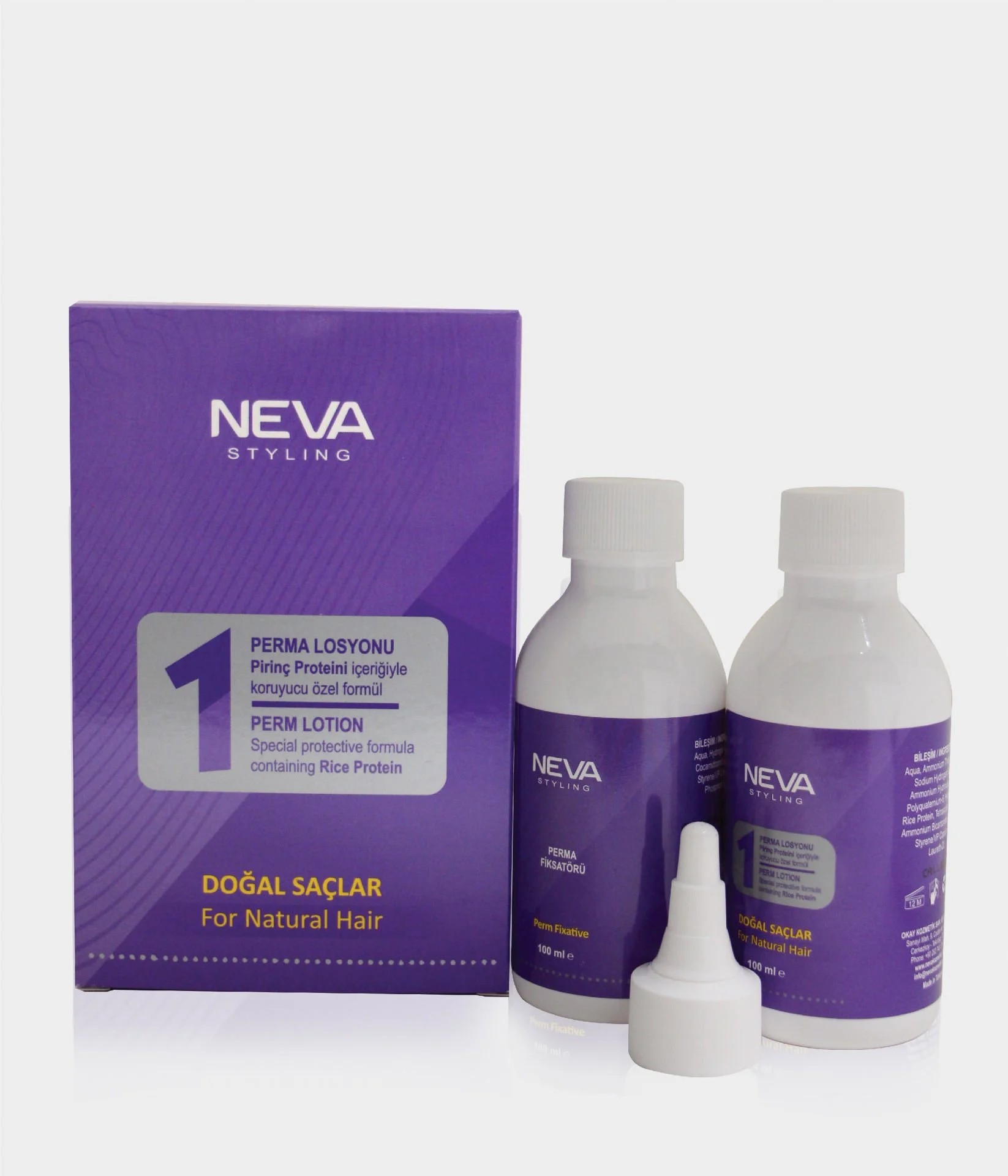 Neva Styling Permanant Losyonu Kit (Normal Saçlar İçin) 100ml