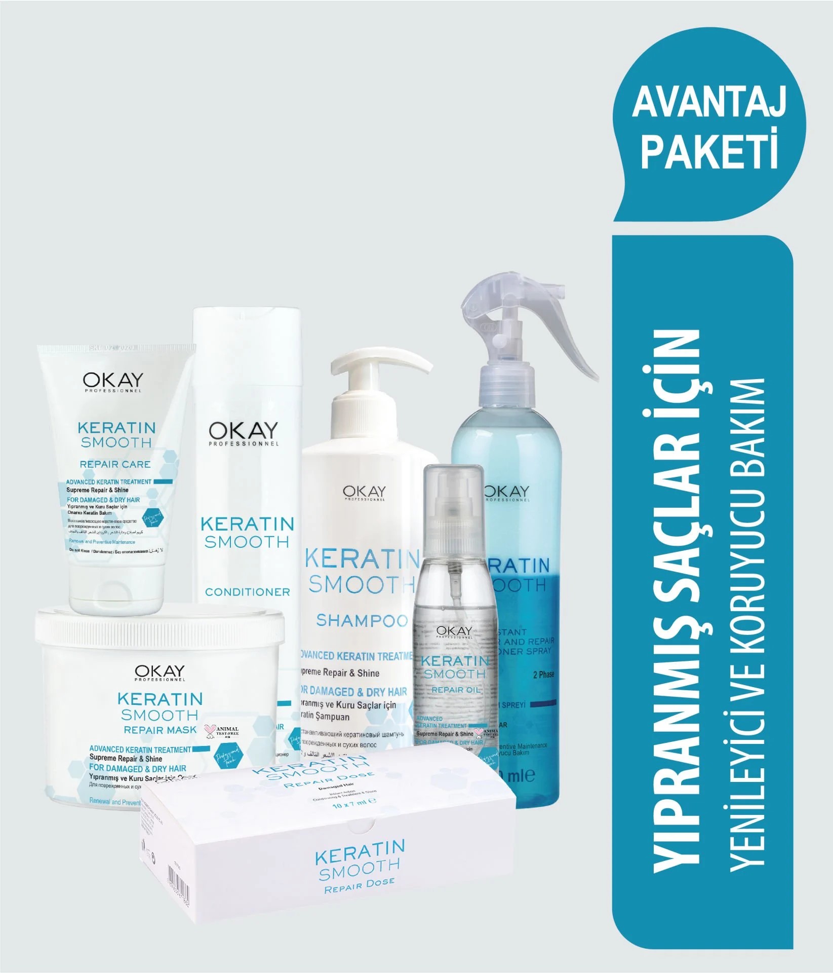 Keratin Smooth Avantaj Paketi 7' Li Set