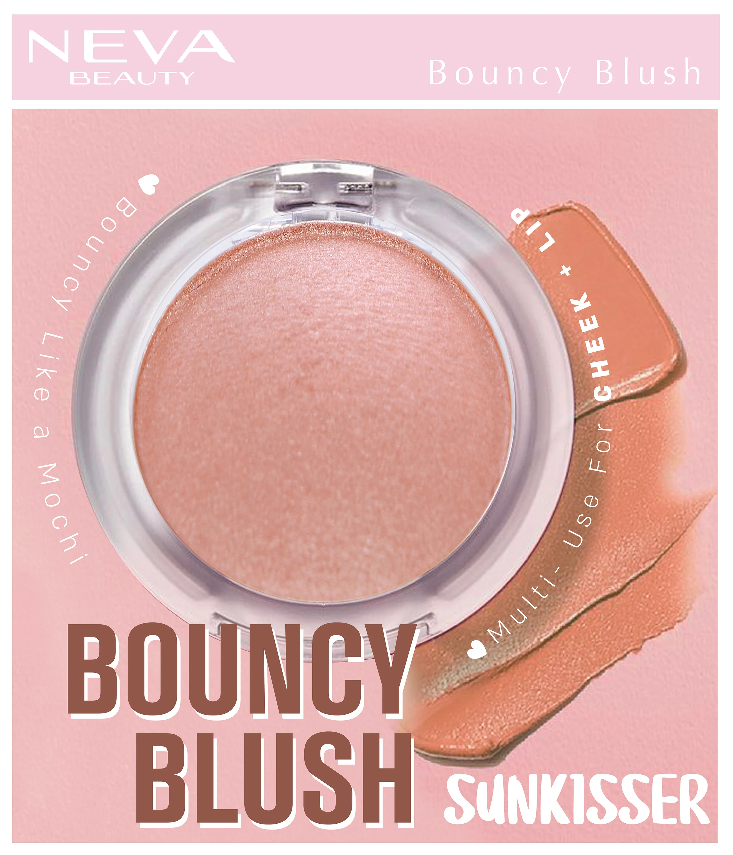 Bouncy Blush-Sunkisser Krem Allık
