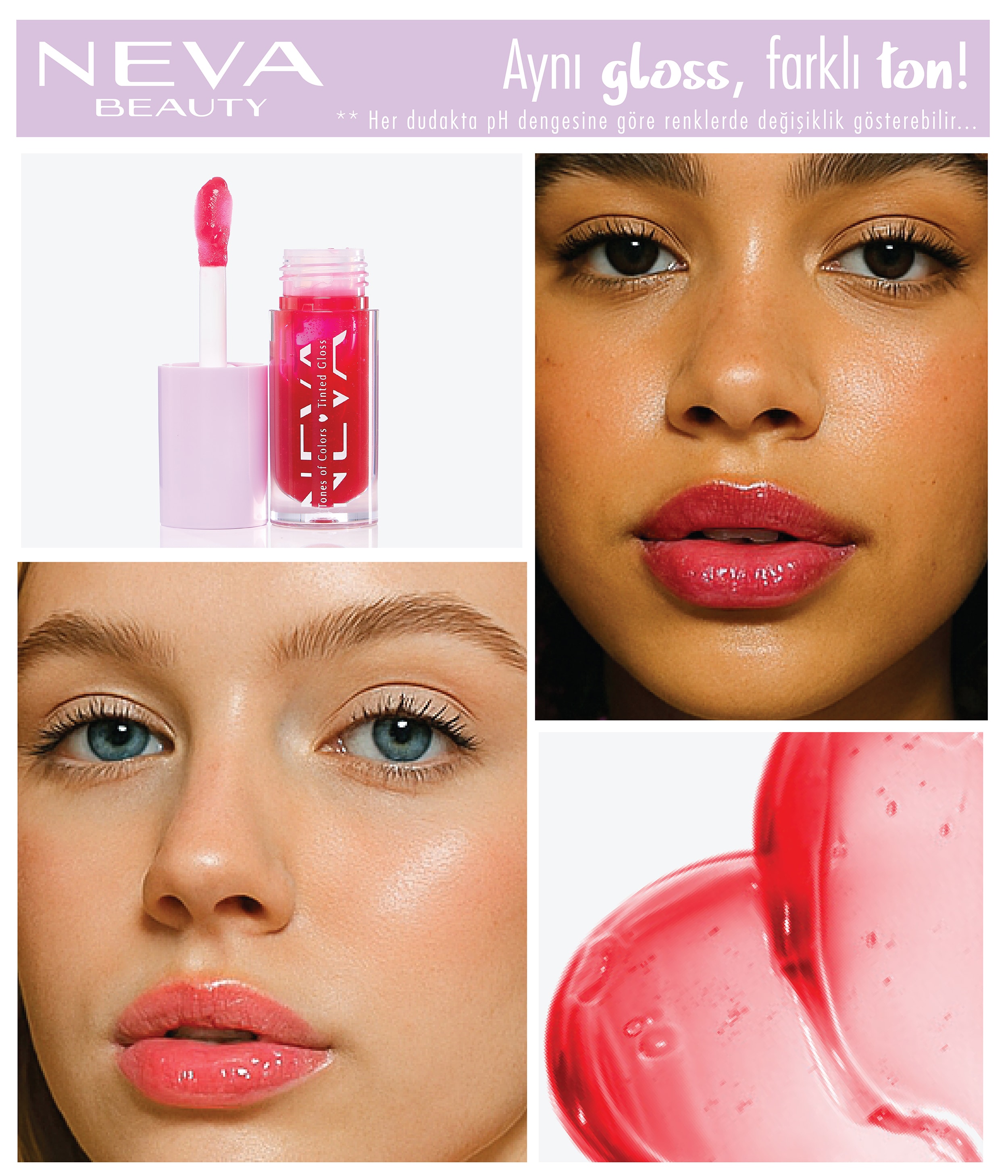 pH Tinted Lip Gloss-Red Lustre