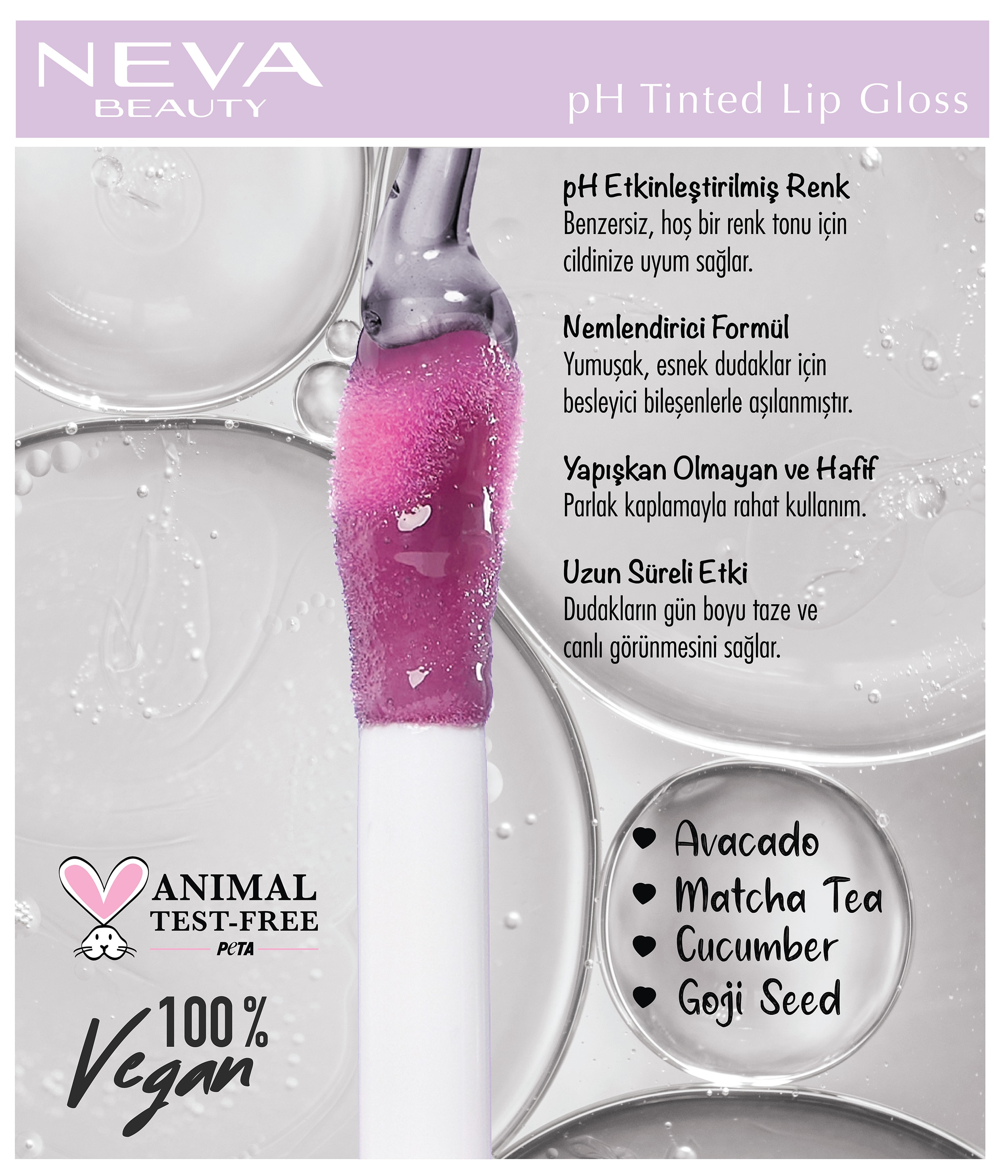 pH Tinted Lip Gloss-Black Crystal