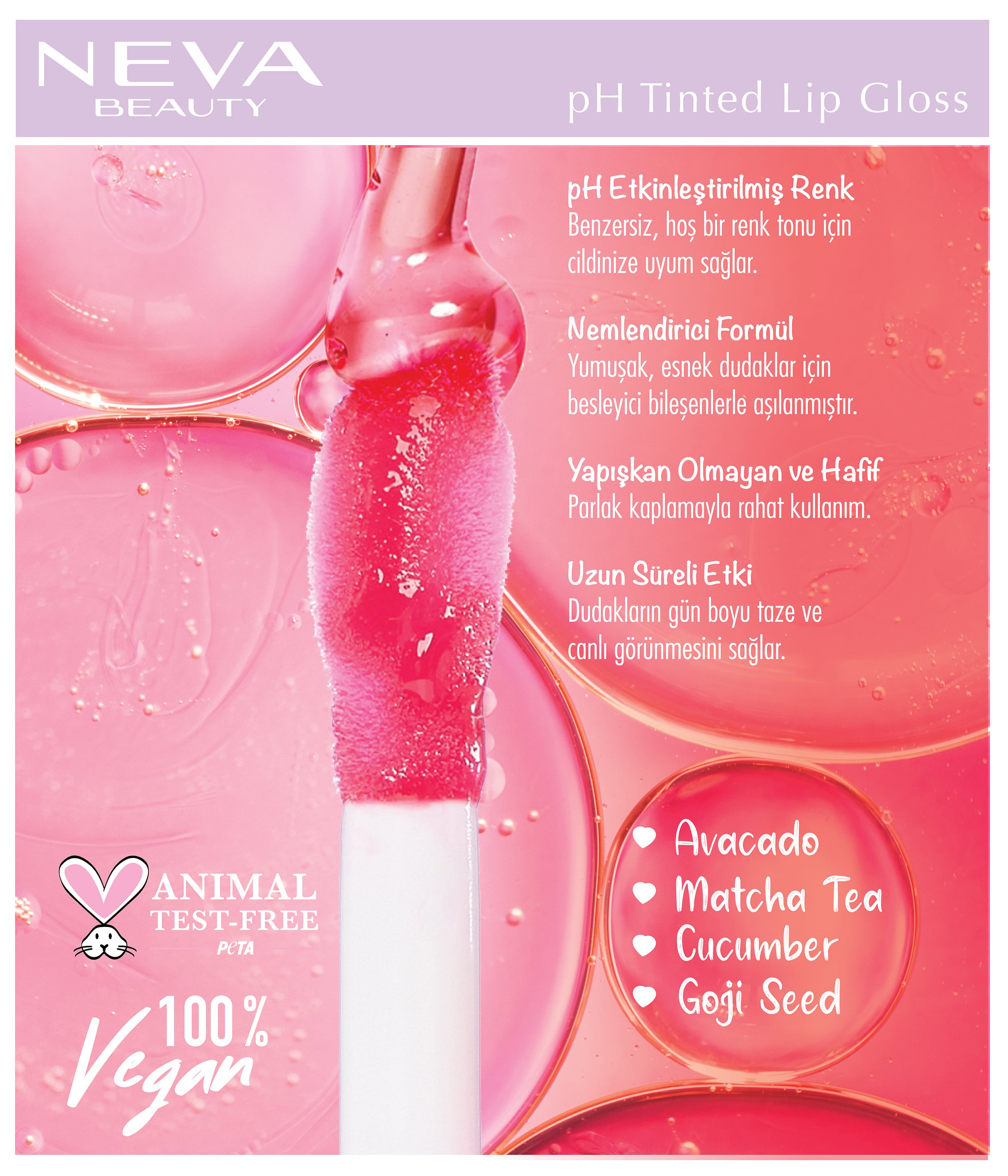 pH Tinted Lip Gloss-Red Lustre