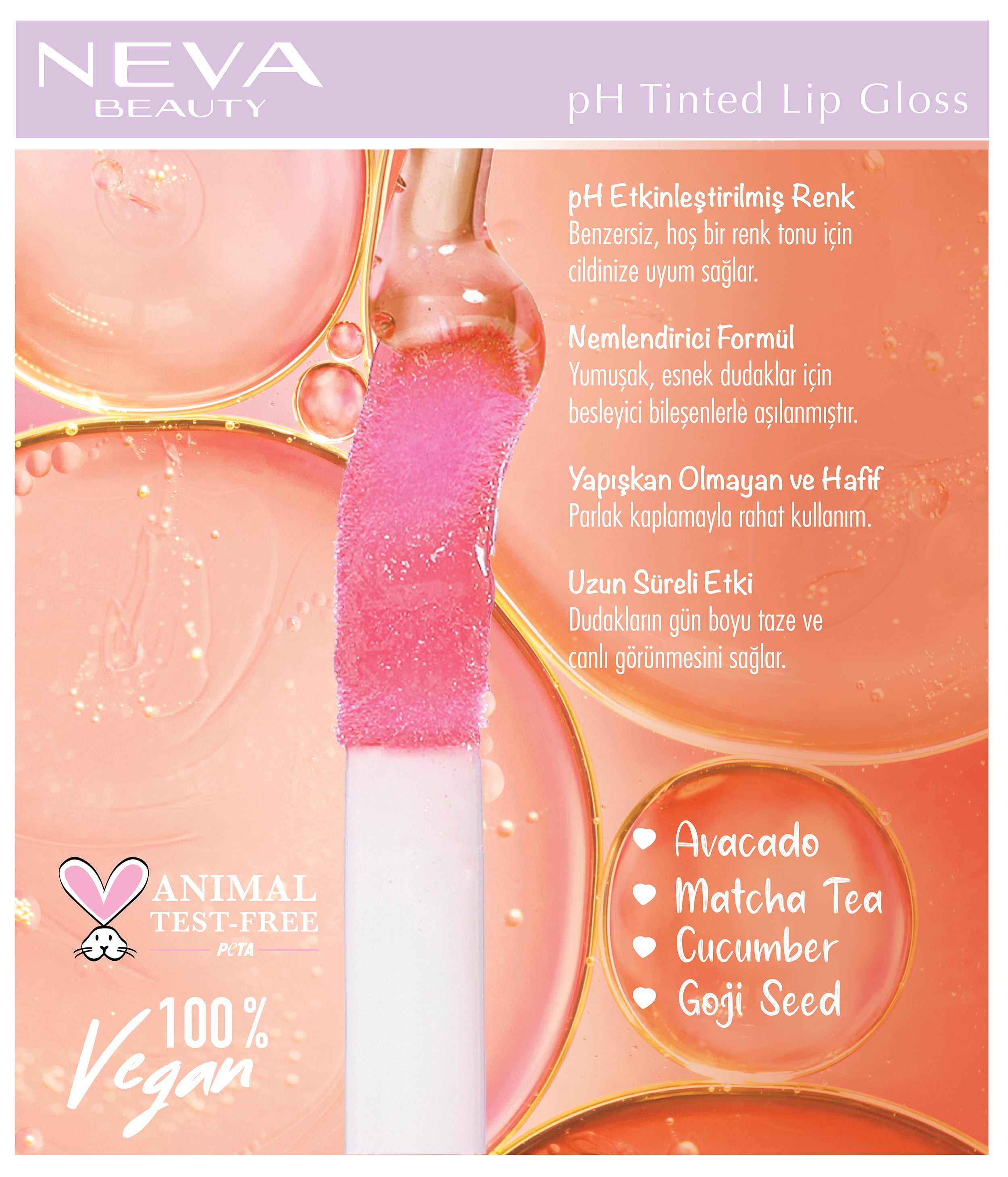 pH Tinted Lip Gloss-Juicy Gleam