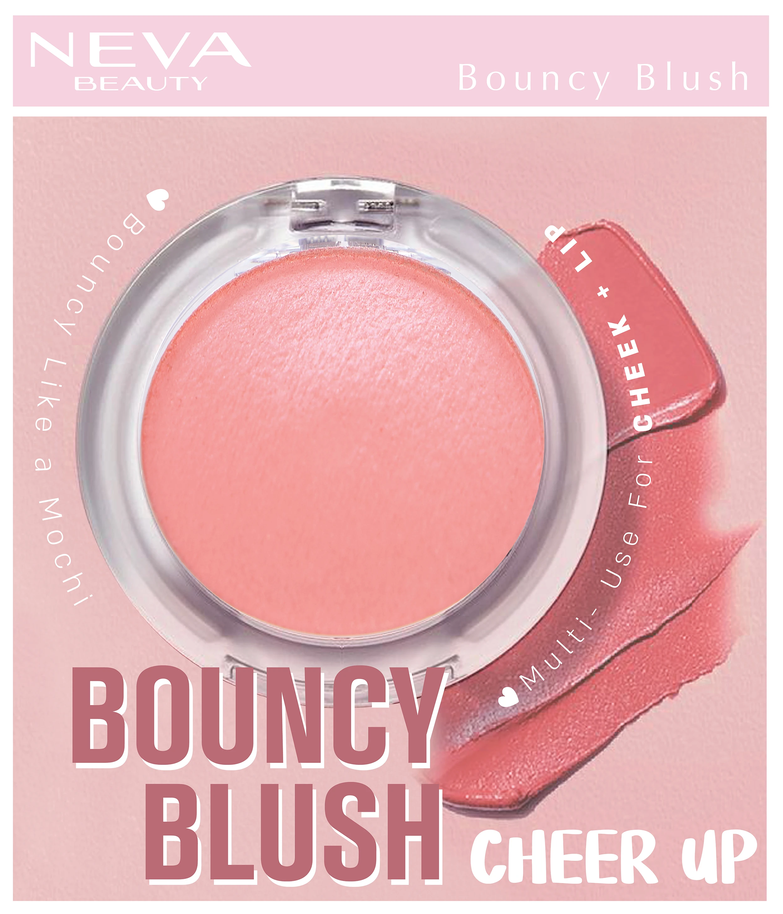 Bouncy Blush-Cheer Up Krem Allık