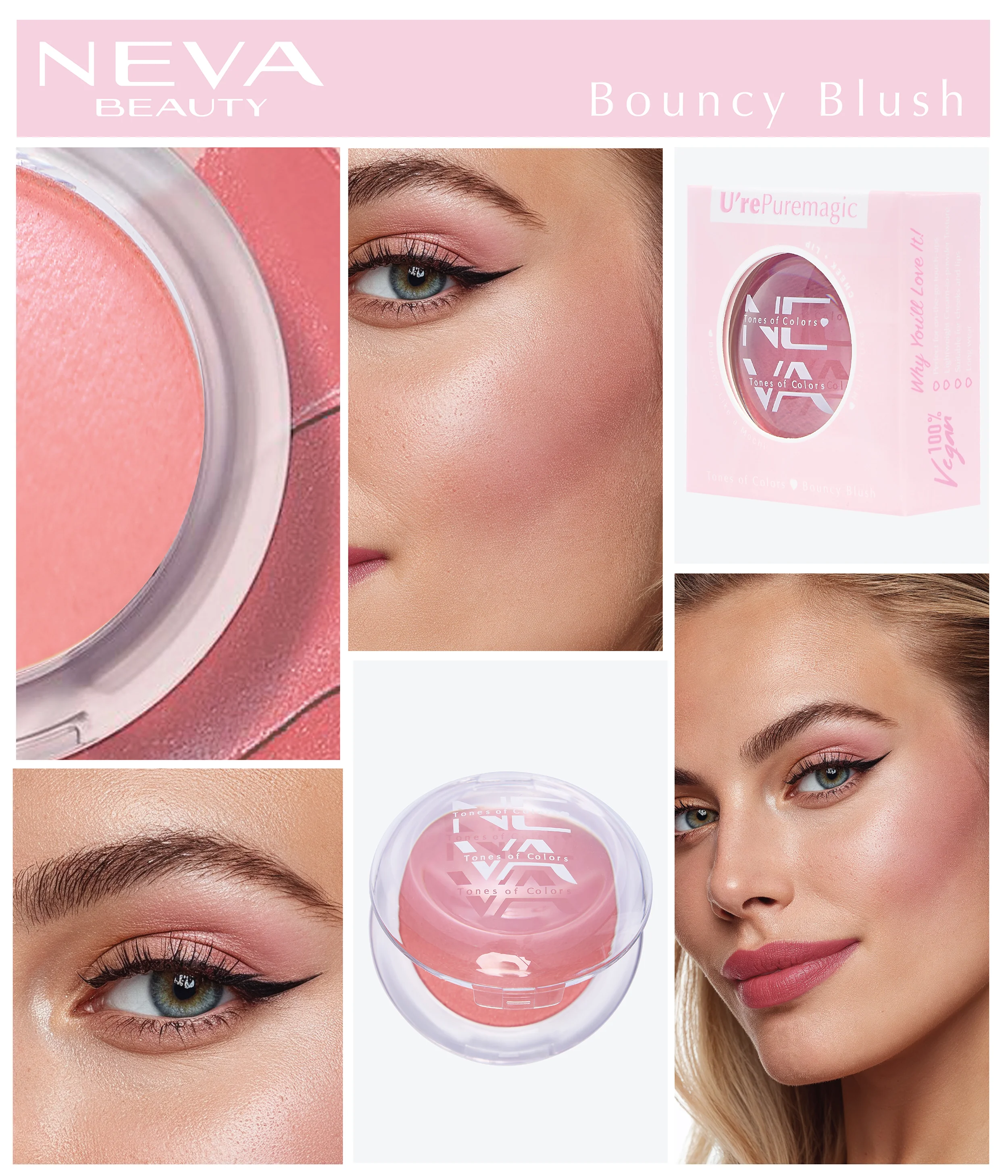 Bouncy Blush-Cheer Up Krem Allık