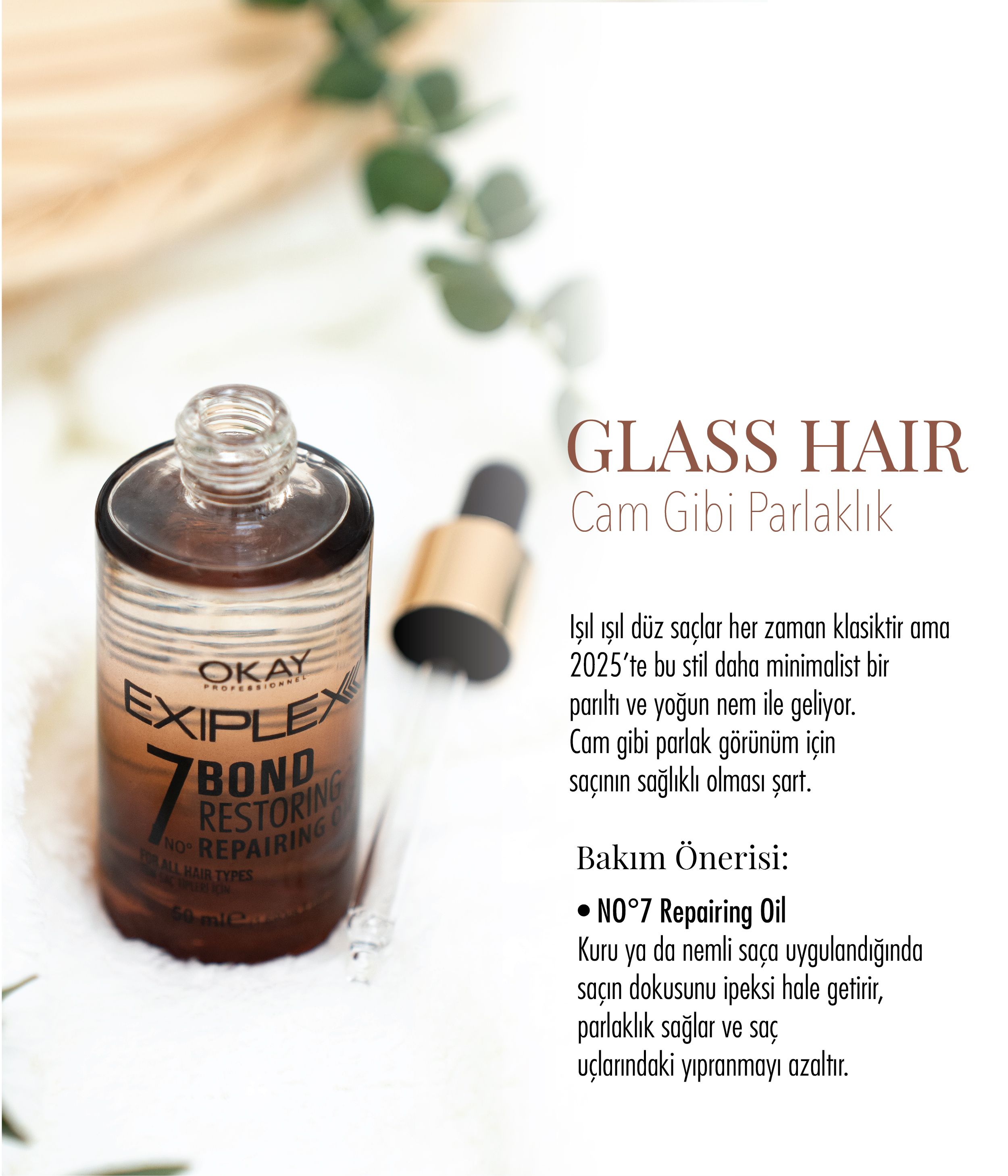 Nº7 BOND RESTORING REPAIRING OIL 50ml (Bağ Onarıcı Saç Bakım Yağı)