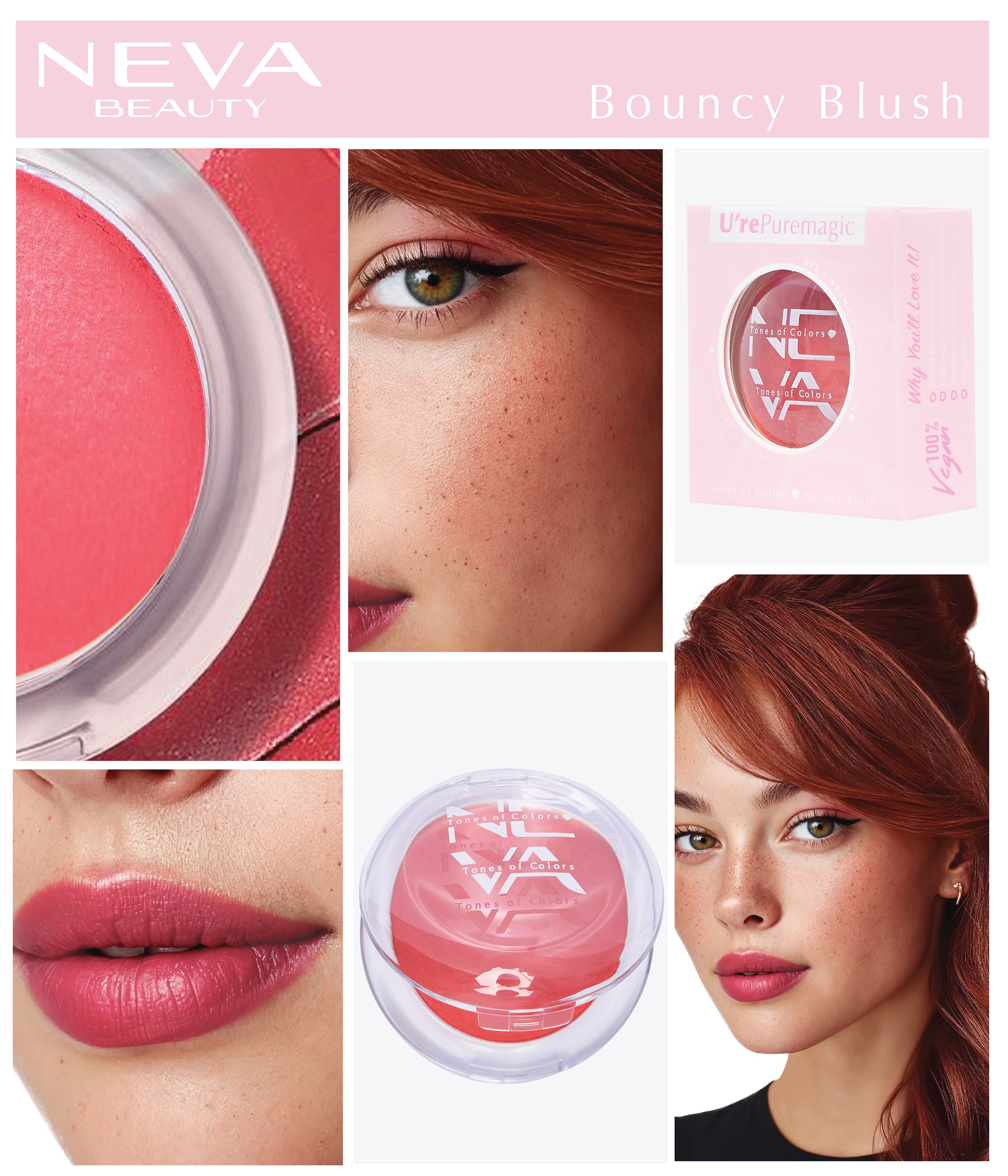 Bouncy Blush-Strawberry Krem Allık