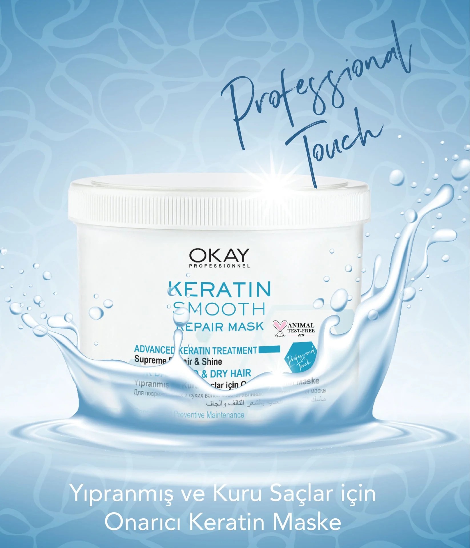 Keratin Smooth Onarıcı Maske 500 mL