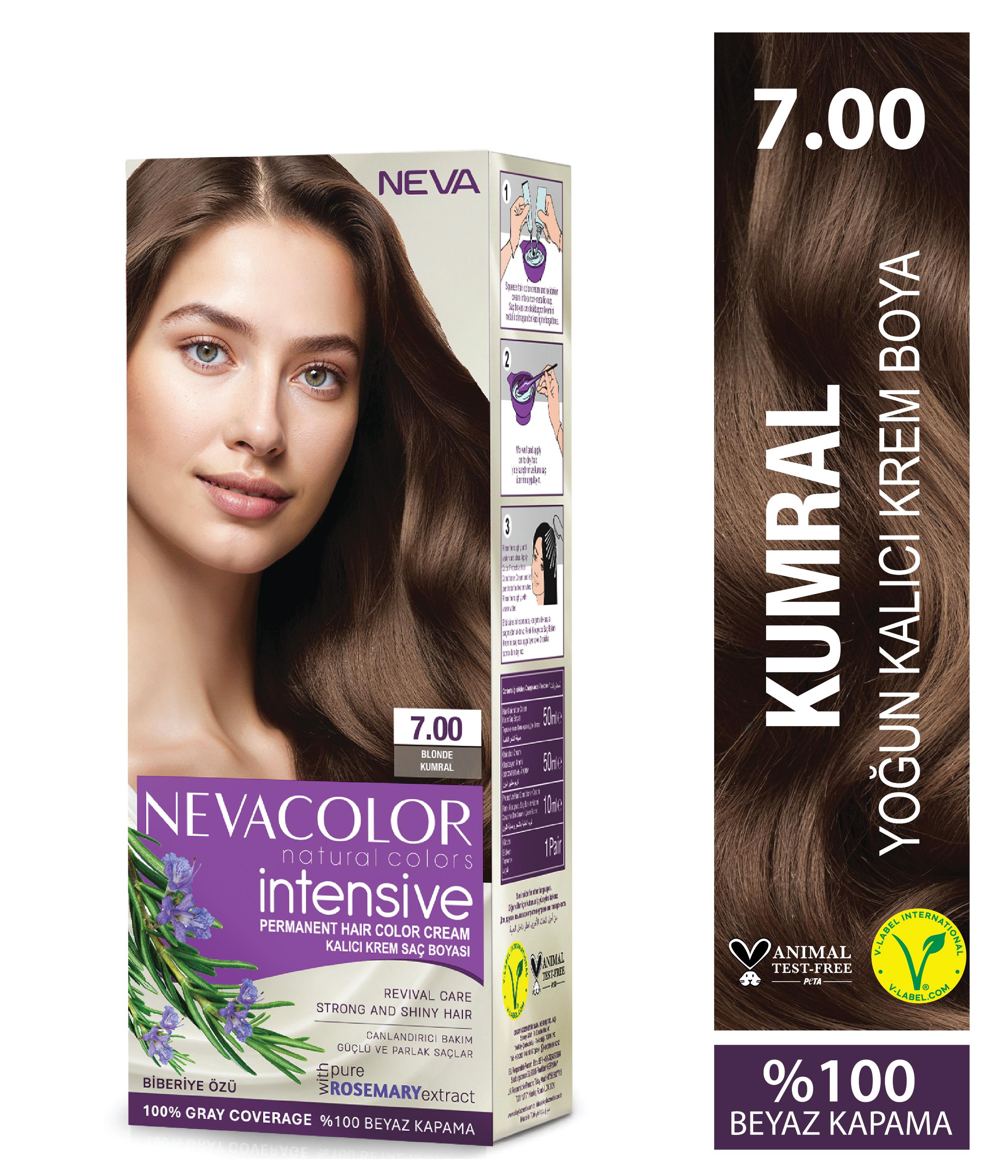 INTENSIVE 7.00 KUMRAL Kalıcı Krem Saç Boyası Seti