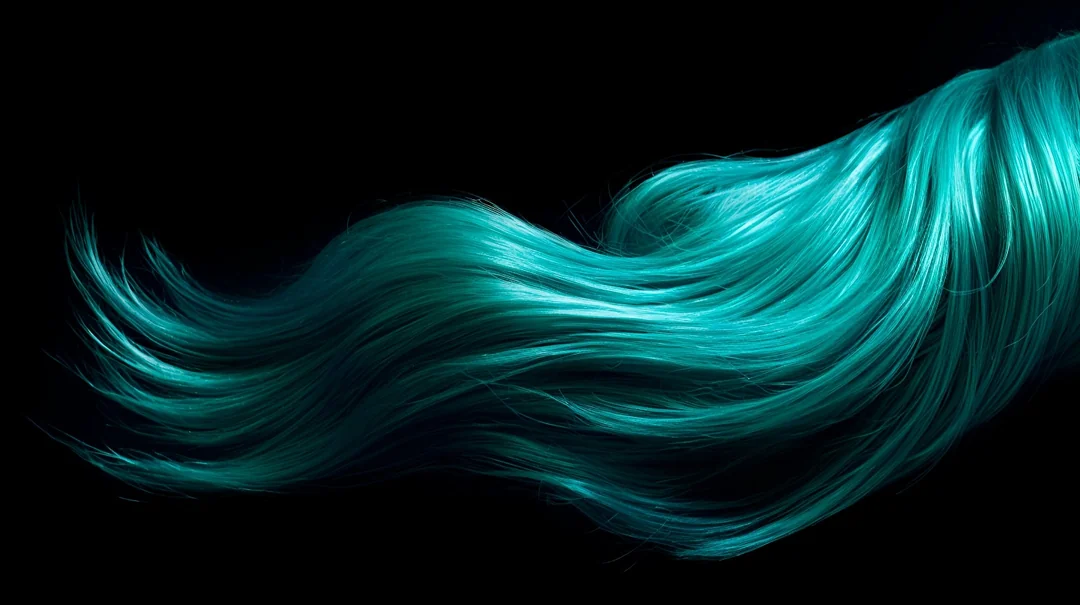 Transformative teal yeşil mavi saç