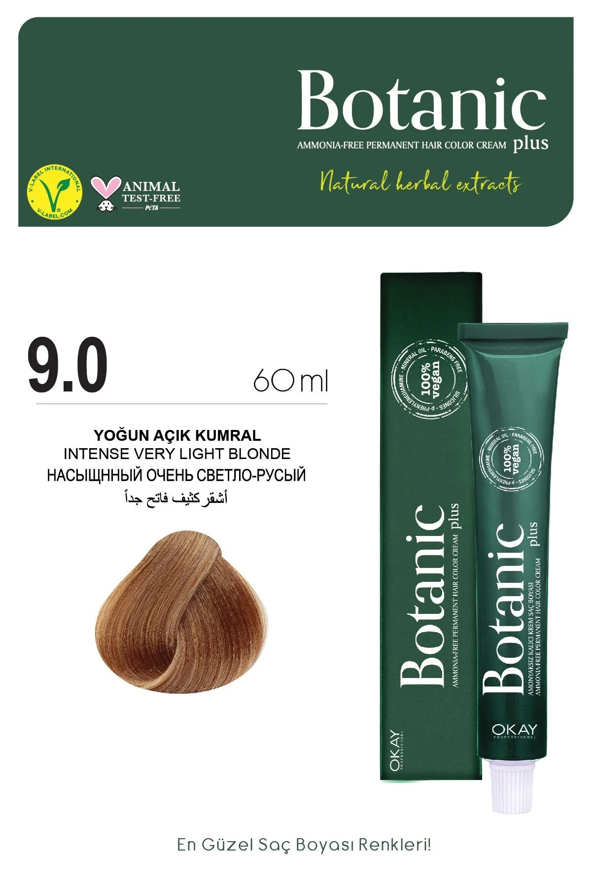 Botanic Plus 9.0 Yoğun Çok Açık Kumral