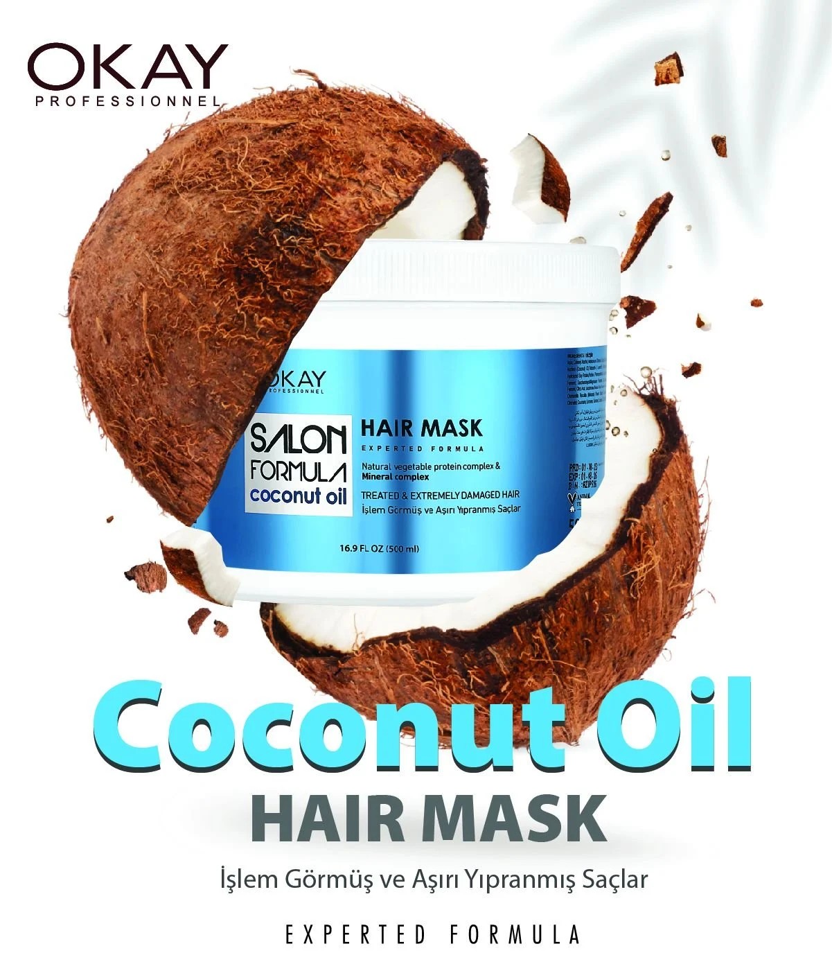 Salon Formula Saç Maskesi Coconut 500 ML