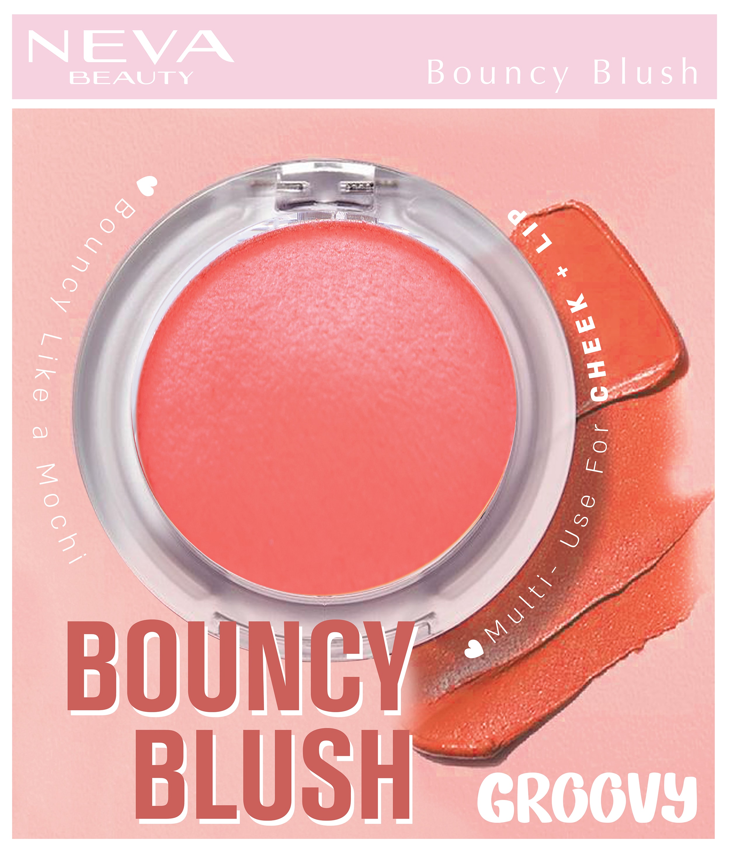 Bouncy Blush-Groovy Krem Allık